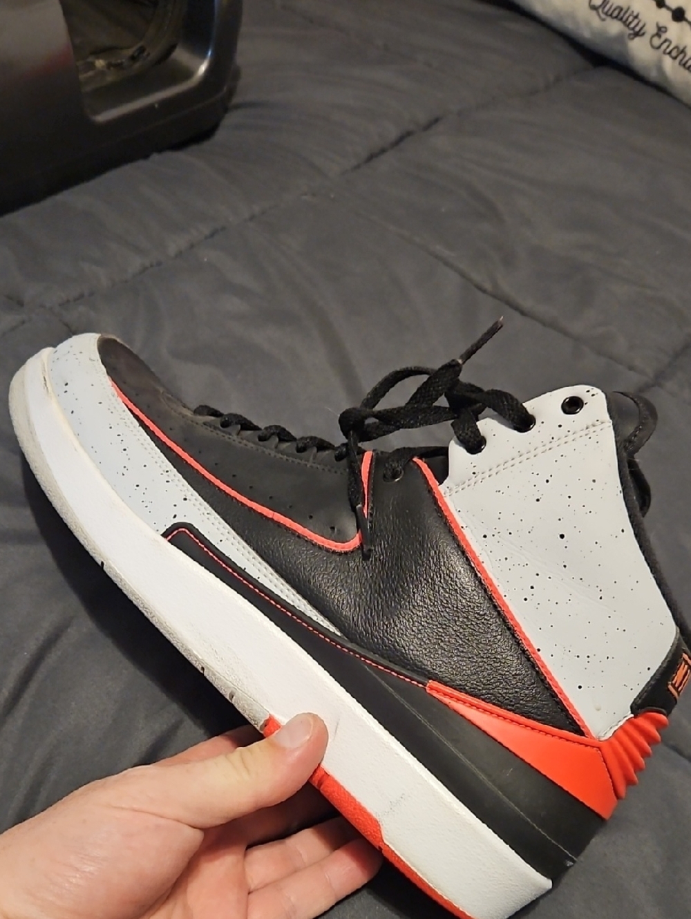 Air Jordan 2 Infrared 23 Sneakers Size 12 - Picture 4 of 6